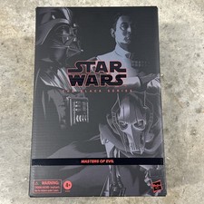 Star Wars Black Series Masters Of Evil 3-Pack Vader  Thrawn  & Grievous Hasbro