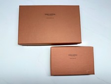 2 Pc. AUTHENTIC LOUIS VUITTON RARE VINTAGE EPI EMPTY GIFT BOX WALLET SCARF