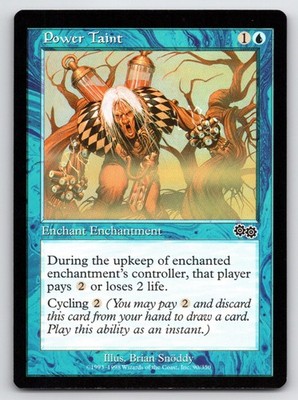 MTG Power Taint Normal C Urza's Saga (USG) 90 NM Magic