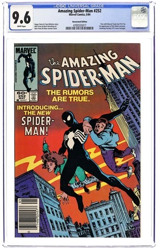 Amazing Spider-Man #252N Newsstand Variant CGC 9.6 1984 4705555017