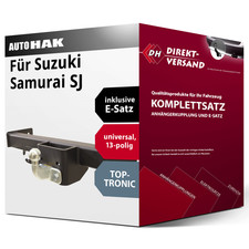 Anhängerkupplung starr + E-Satz 13pol universell für Suzuki Samurai SJ 81- neu