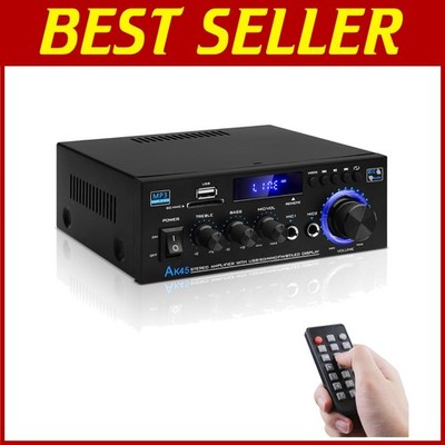 HiFi Stereo Mini Amplifier Receiver with Bluetooth 5.0`$