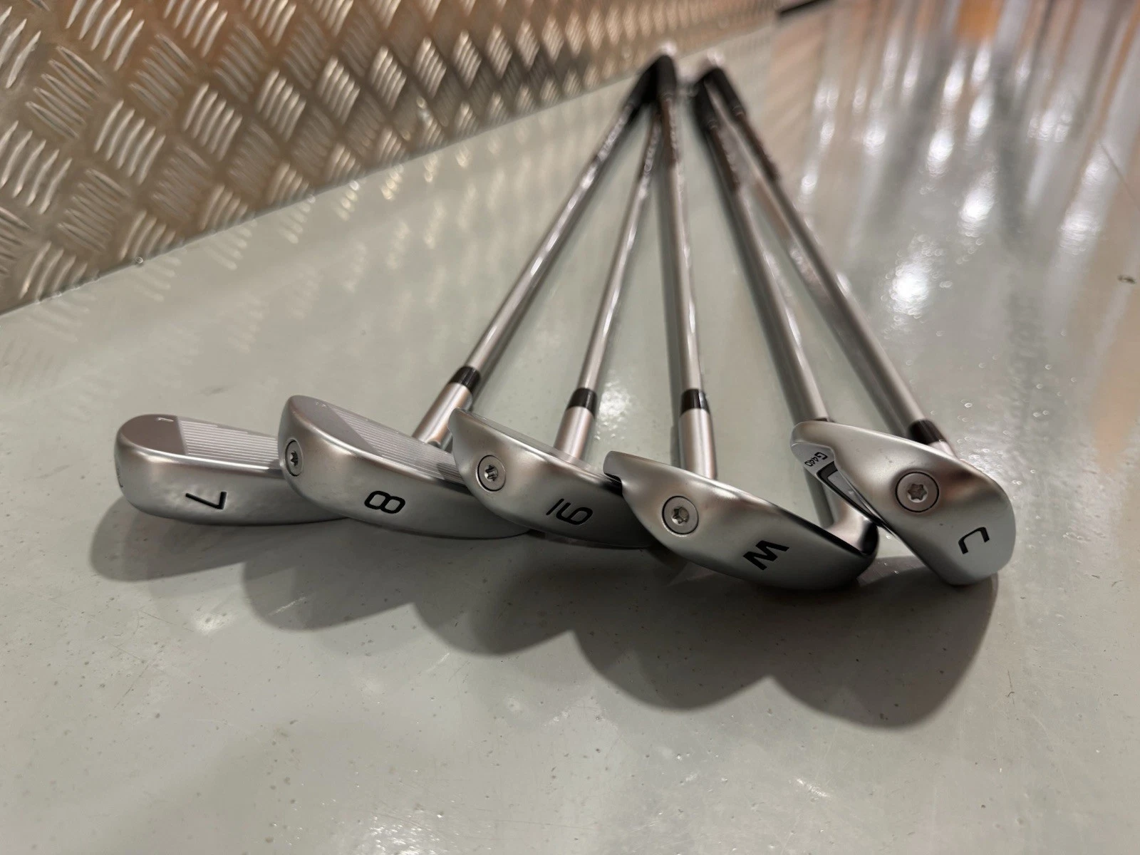 Ping G440 Golf Iron Set 7-PW+UW Orange Dot -1/2" Alta Quick 45g Shafts New 5
