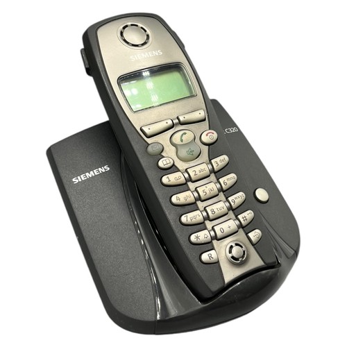 Siemens Gigaset C32 Mobilteil Festnetztelefon Ladeschale Basis C320 Silber Grau - Bild 6 von 15