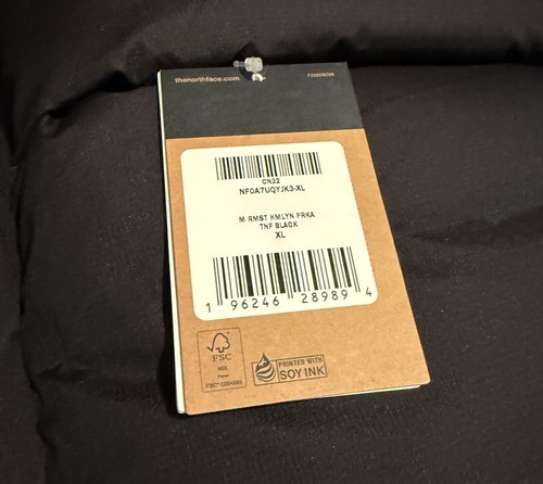 NUEVA PARKA HOMBRE XL THE NORTH FACE PLUMÓN DE GANSO RELLENO RMST HIMALAYAN NEGRA 700 RELLENO - Imagen 6 de 7