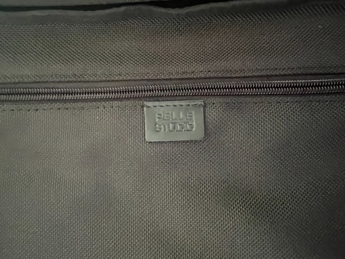 Wilsons Pelle Studio Garment Canvas Luggage Bag EUC ~38" x 22" - Picture 8 of 10