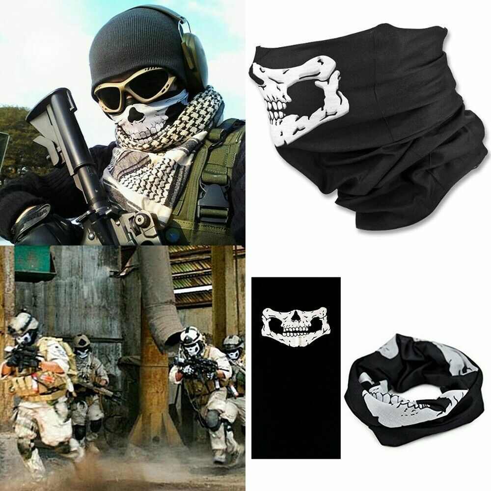 4 Stück Multifunktionstuch Schlauchschal - Tarnfarben Für Outdoor & Sport