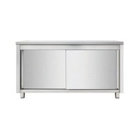 Arbeitsschrank - 1400X600X850Mm Cns - Vollmontiert - Doppelwandige SchiebetüRen