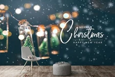 3D Bottle Light ZHUA309 Wallpaper Wall Murals Removable Self-adhesive Zoe