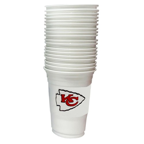New 18 Football League Game Day Plastic Cups 18 Oz Licensed - Picture 12 of 30