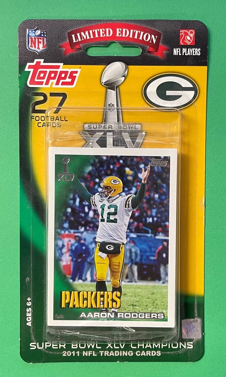 GREEN BAY PACKERS 2011 TOPPS SUPER BOWL XLV CHAMPIONS SET PACKING