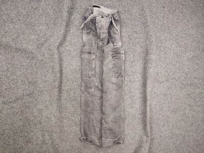 Alpha Industries Straight Fabric Faded Gray Cargo Pants