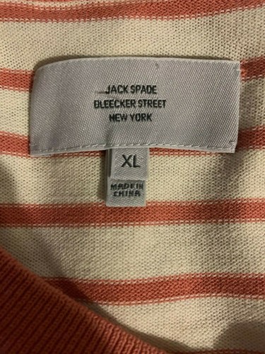 Men's JACK SPADE cotton stripe sweater - HARD TO FIND - Picture 4 of 4