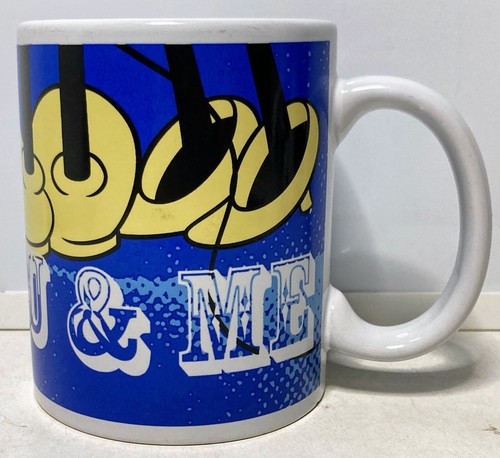 Tazza tazza tè caffè Disney Topolino Minnie You & Me 10 oz blu con scarpe gialle - Foto 2 di 5