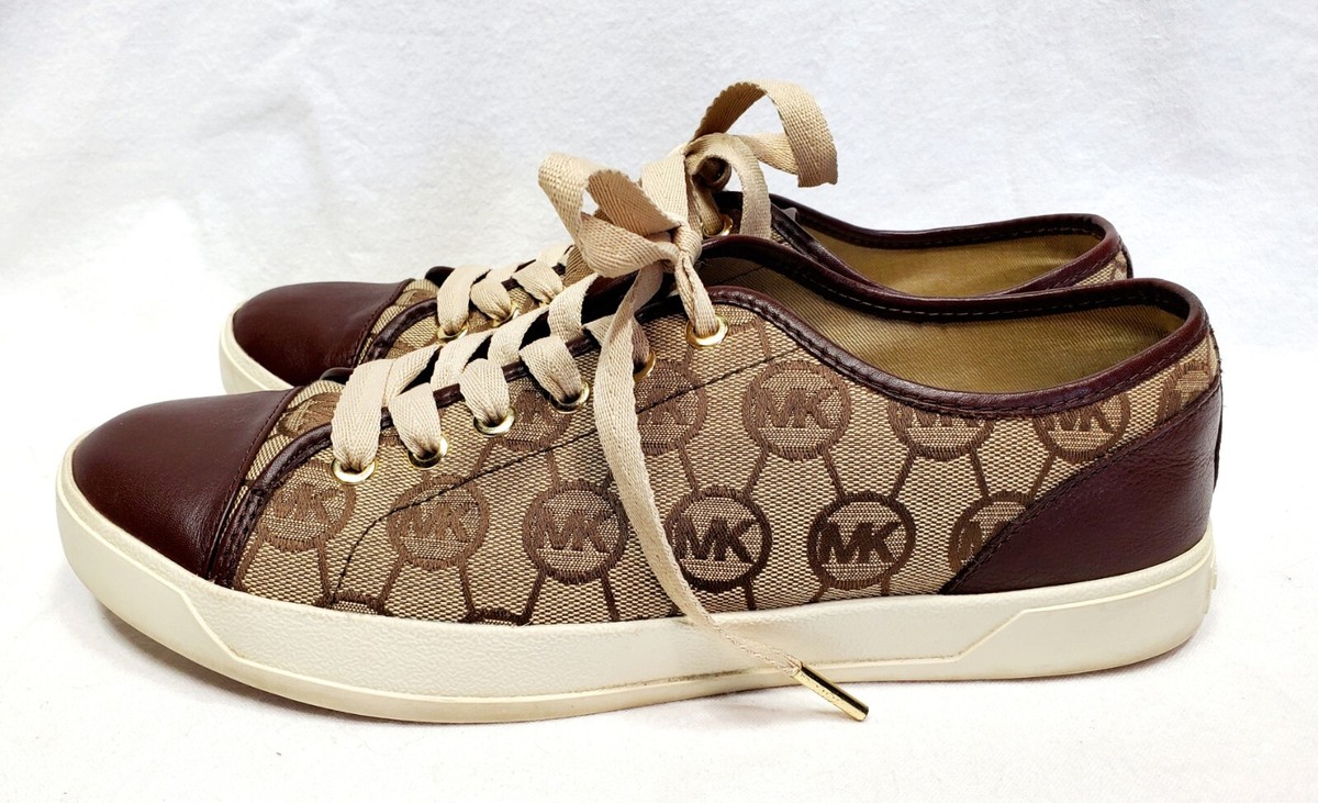 NWOT Micheal kors upper leather sneakers MK wedge sneakers sz11 NWOT Michael Kors | Mercari main image 3