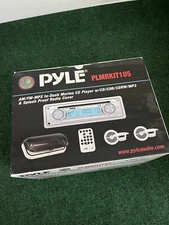 Pyle PLMRKIT105 Boat CD Speaker System Bundle NEW Bluetooth White