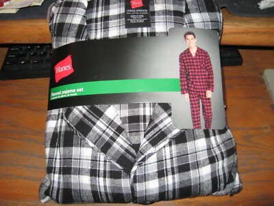 Hanes Men's Men's Cotton Flannel Pajama Sets Hanes Men's