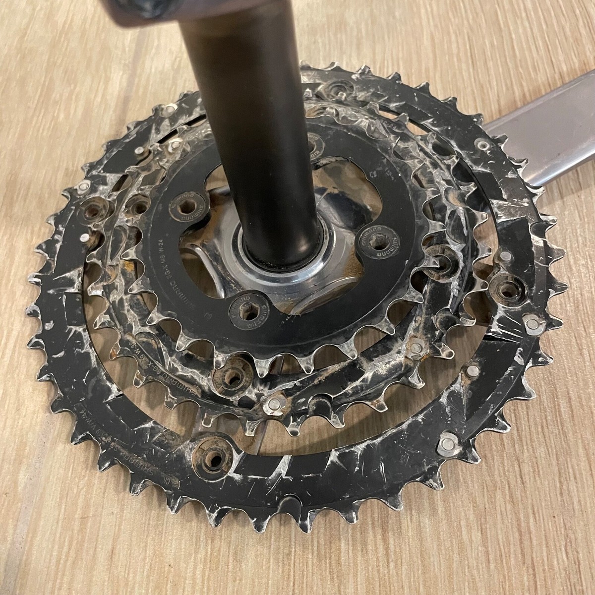 Pédalier VTT Shimano XTR FC-M960 Triple 44-32-22T - 9 Vitesses - 175 Mm - Vintage - Occasion