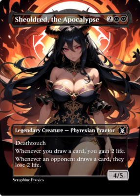 Sheoldred, the Apocalypse - High Quality Altered Art Custom Cards