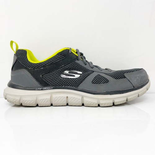 Skechers Mens Track Bucolo 52530W Gray 