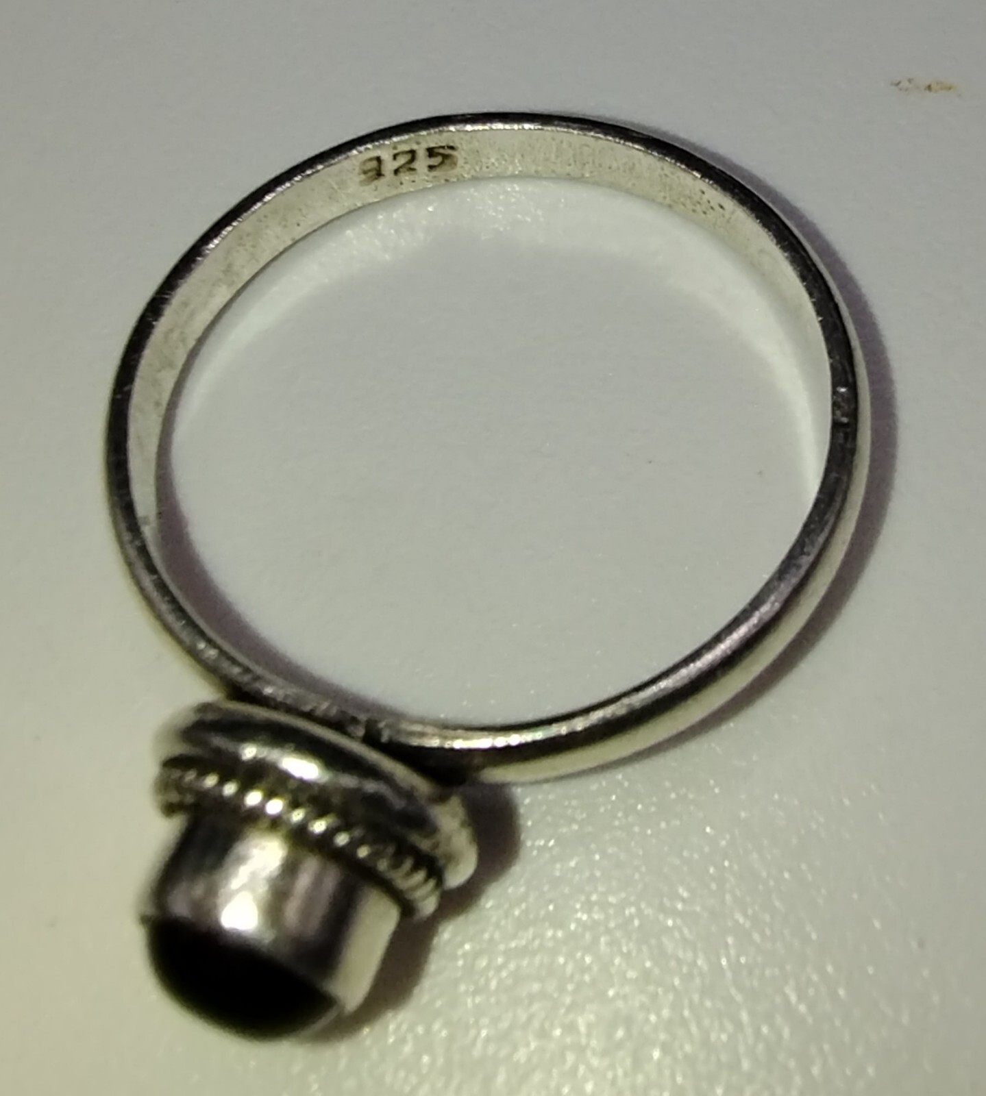 Silver Black Onyx Ring Handmade 925 Solid Sterlin… - image 3