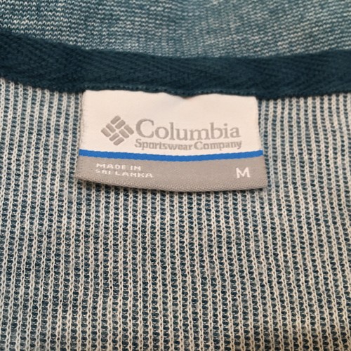 Columbia 69724 Rust Hart Mountain II 1/2 Zip Pullover Giacca Small Aqua - Foto 6 di 8