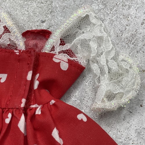 Vestido de diseño de corazón de encaje, tacones altos rojos, talla Barbie, lote de ropa de amigos #QL14 - Imagen 11 de 15
