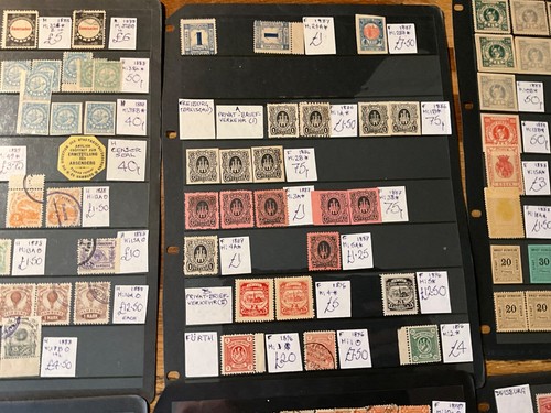 German stamp Local post mint & used 495 stamps lot 3 15 cards -24 - Picture 8 of 16