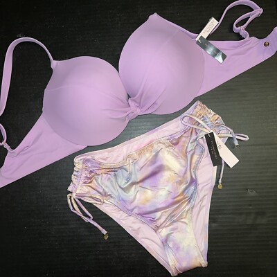 VICTORIA'S SECRET★LA BLANCA ピンク&ブラウン ビキニ s-l400.jpg