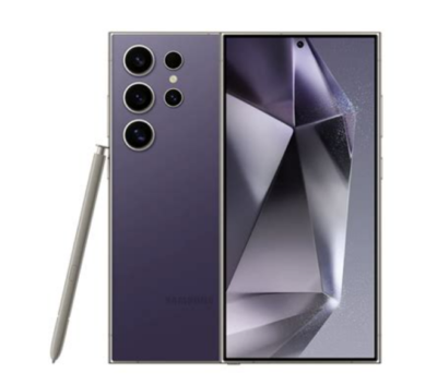 Samsung Galaxy S24 Ultra ブラック ひび割れあり Samsung Geek Squad Certified Refurbished Galaxy S24 Ultra 256GB