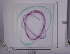 Circle Abstract Wall Art Digital Canvas