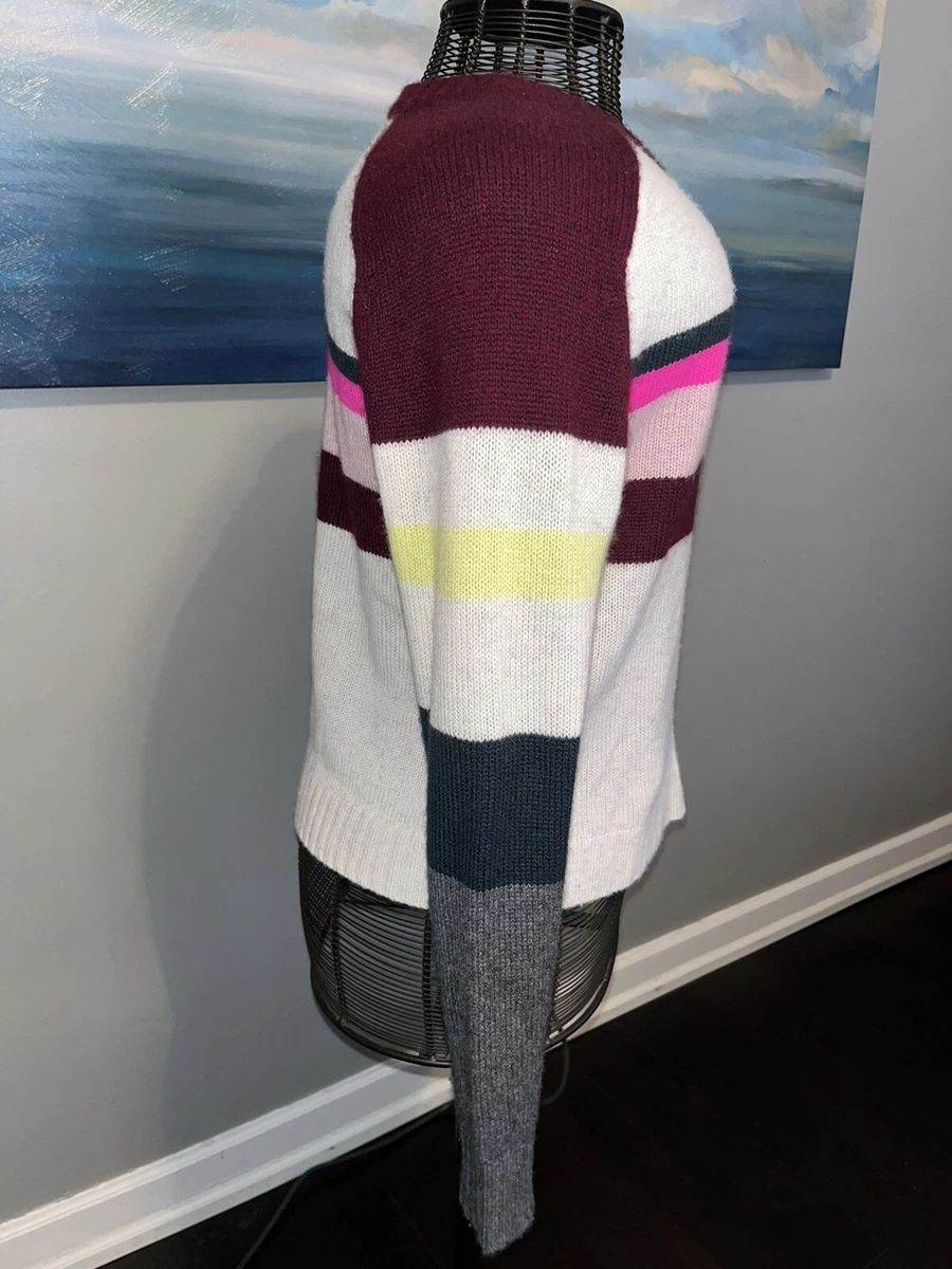 Bloomingdales aqua cashmere top