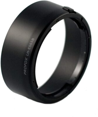 Sonnenblende PROFOX LH-ES65B ersetzt ES-65B, kompatibel mit Canon RF 50mm F1.8 S