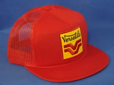 Versatile Square Logo Hat - Red Mesh Back - K Brand - US Assembled