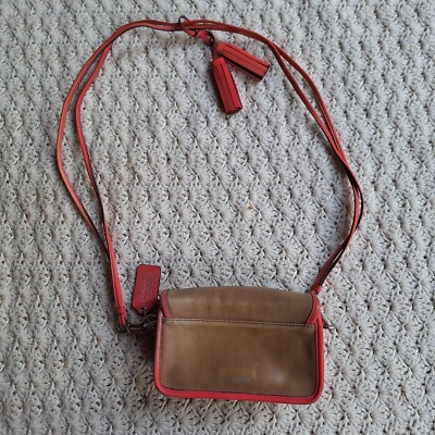 Coach Archive Penny Leather Crossbody Bag Twist Turn Lock K1226