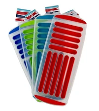 4 Pack Water Bottle Thin Ice Stick Cube Tray Candy Mold Easy Release Pop Out