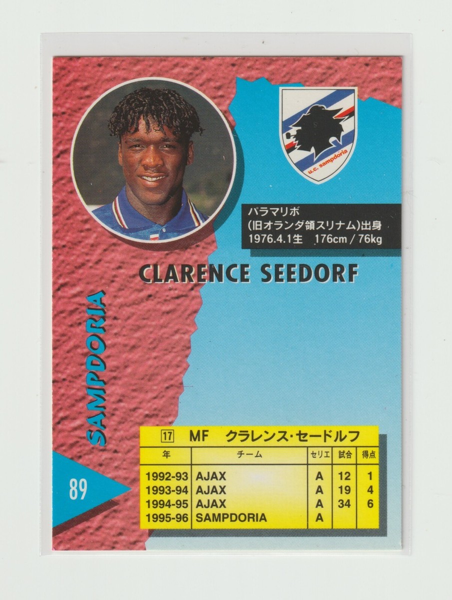 1995-96 PANINI CALCIO CARDS No.89 [ CLARENCE SEEDORF ] SAMPDORIA