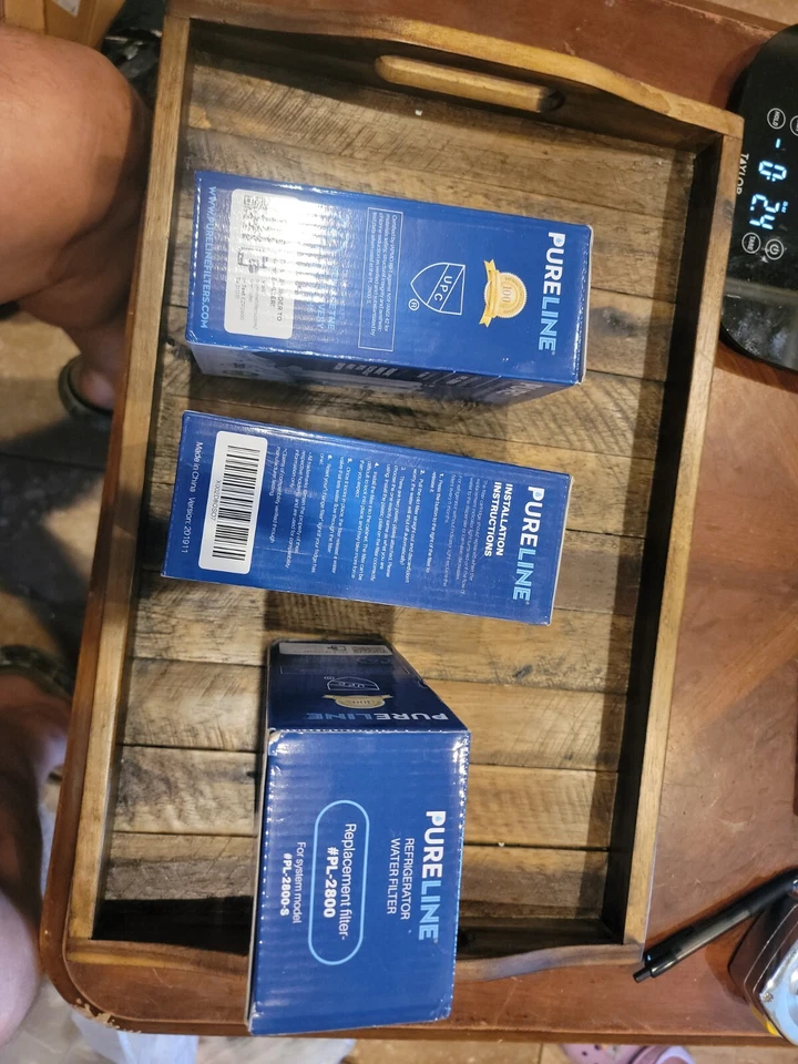 Pureline Refrigerator Water Filter Lot #PL-2800 NEW & SEALED 3-2Ct Boxes - Image 2 of 2