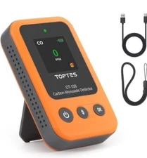 TOPTES OT-139 Portable Carbon Monoxide Detector NEW in box