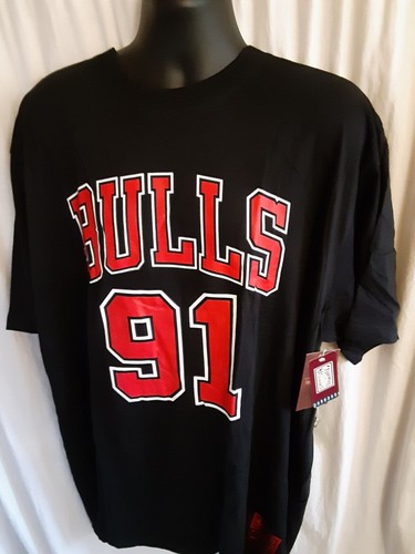 Chicago Bulls Rodman #91 Herren Mitchell Ness Big & Tall Hemd XLT bis 4XLT - Bild 2 von 6