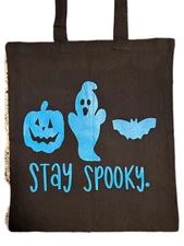 Stay Spooky Holloween Reusable Tote Bag