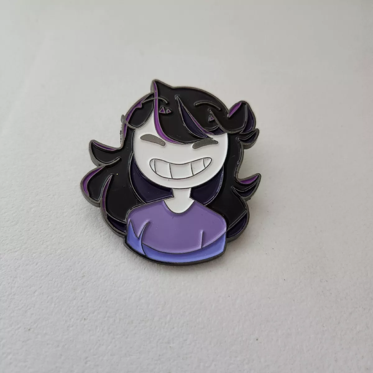 Jaiden Animations Large Lapel Hat Jacket Badge Pin