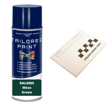 RAL6005 MOSS GREEN Satin Aerosol Paint Outdoor Indoor Metal Wood Furniture