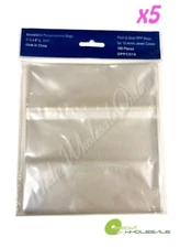 500 PREMIUM Resealable OPP Plastic Bag Wrap for 10.4mm Standard CD Jewel Case