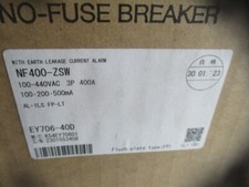Mitsubishi NF400-ZSW 3P 400A alarm Circuit Breaker Unused, collected item