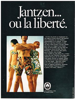 WERBUNG ADVERTISING 1969 JANTZEN Badebekleidung