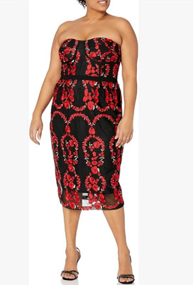 red cut dress Brittany Cutout Ruffle A-Line Prom | Elegant Gown with Slit line style with playful children's formal attire Color:MEDIUM BLUE Dr. Jennifer Ballenger |