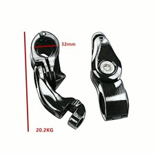For Harley Auto Repair Accessory Pair Black Rubber Cafe Racer Bobber | Set