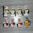 LEGO Star Wars Clone Troopers & C-3PO Minifigure Lot