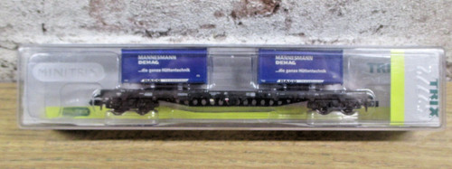 Minitrix 15277 - 17  Trix 15277 - 17  Alpentransit Containerwagen | Condition: Gebraucht